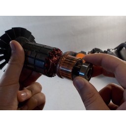 RIDGID R32104 Замена подшипников двигателя