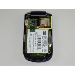Разборка слота для карты памяти KDDI Kyocera A5521K